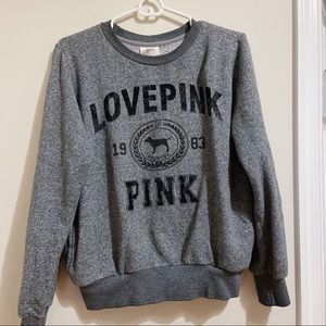PINK crew neck sweater